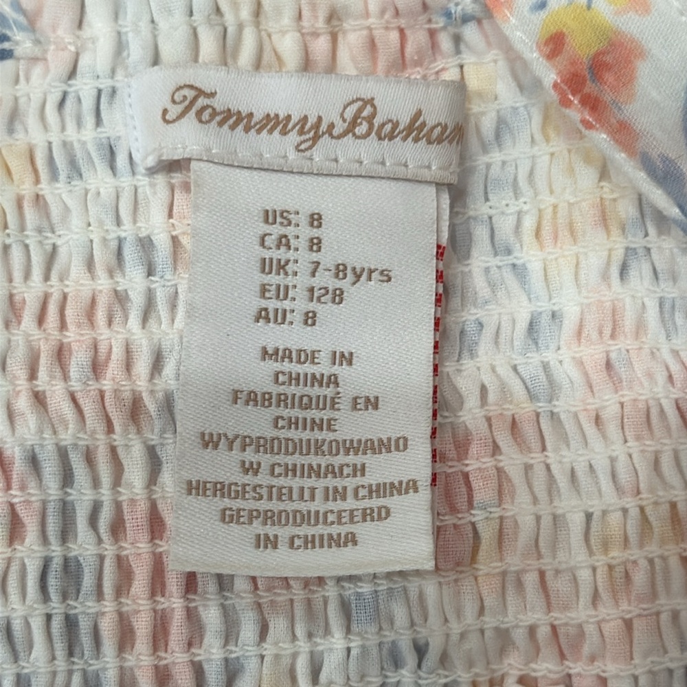 Tommy Bahamas Spring Dress (Colors Peach, Light Blue, and Yellow) - Picture 7 of 7